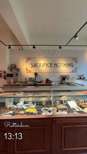   at De Vegetarische Slager Shop in Rotterdam