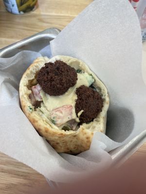 Falafel sandwichh  at Goldie - Midtown in Philadelphia