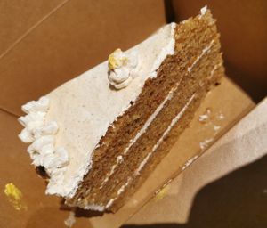 Pumpkin Spice Torte (vegan) at Kartoffelkogge in Rostock