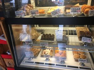  So many well labeled vegan baked goods!  at Coffee Fox in Savannah