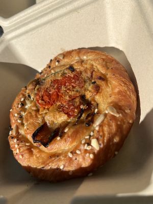 Auspicious Baking Co. Vegan Vegetable Pastry  at Coffee Fox in Savannah