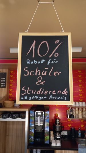 rabatt für schüler*innen und studis at Döringer's Backhaus - Grundelbachstr in Weinheim