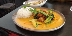Red curry - delicious at Sauvage in Munich
