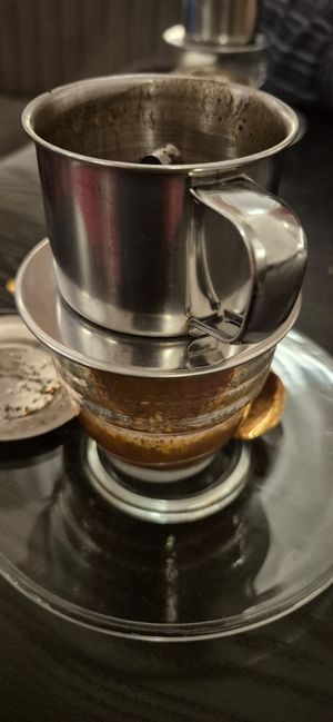 Vietnamese coffee at Sauvage in Munich