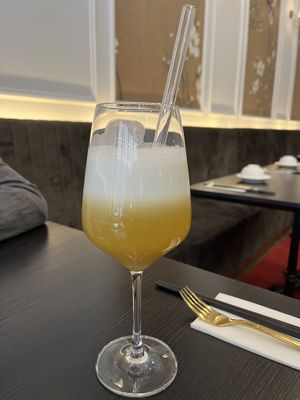 Pineapple and coconut milk   at Sauvage in Munich