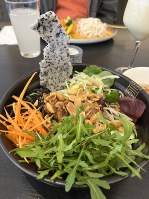 Rice noodles with salad  at Sauvage in Munich