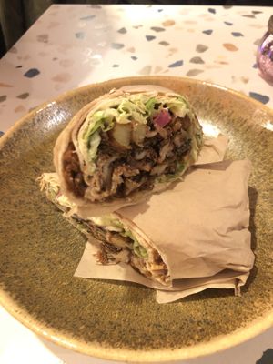 Wrap (11,50€) #Veganuary at The Hummus Connection  in Nuremberg