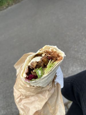 Shawarma Wrap  at The Hummus Connection  in Nuremberg