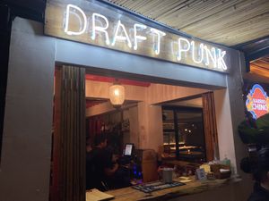 Store front, hidden on side street.  at Draft Punk Craft Cafe in Cebu