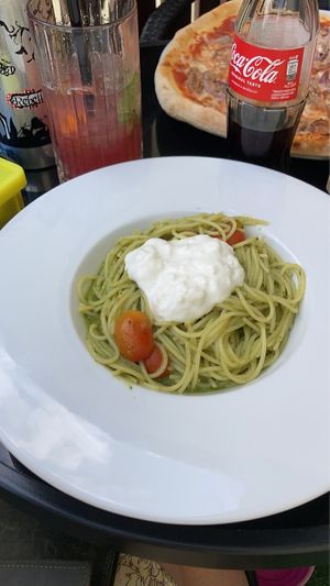 Gluten-Free vegetarian pasta   at Pizzeria Liberta in Cesky Krumlov