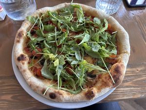   at Pizzeria Liberta in Cesky Krumlov