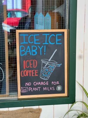 Plant milks for coffees at Pig & Leaf  in Dingle