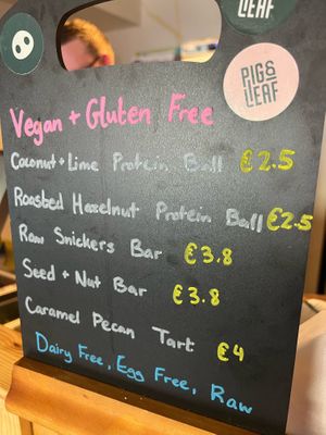 Vegan+GF raw confections at Pig & Leaf  in Dingle