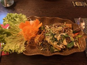 Reisnudeln mit Tofu   at An Lac Chay in Landshut