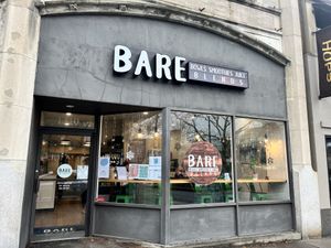 Storefront  at BARE Blends in Brookline