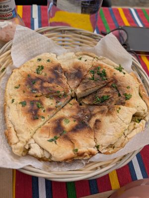Super tasty bread with garlic infused olive oil instead of butter upon request at Planalto in Canhas