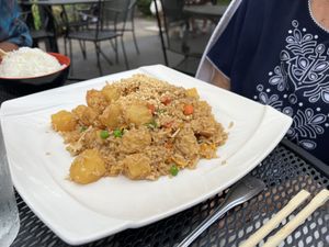 Pineapple fried rice   at Bamboo House in Frenchtown