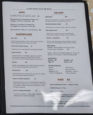  at BeeSmooth Cafe in Manistee