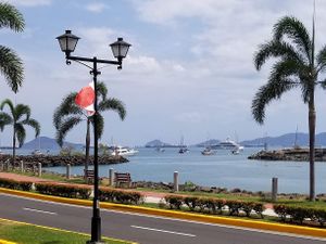 View From Restaurant at Praia Amador in Panama City