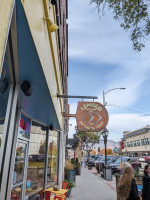 Veggie calzone (no mozz, no parmesan) at Lemolo Cafe & Deli in Wenatchee