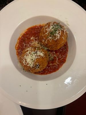 Arancini - vegan or vegetarian options available at La Scala   in Jeju