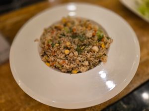 Vegan Fried Rice with Tofu at La Scala   in Jeju