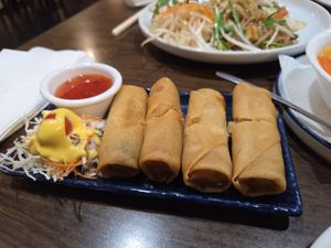 Vegetable egg rolls at King of Thai Boat Noodles in Honolulu