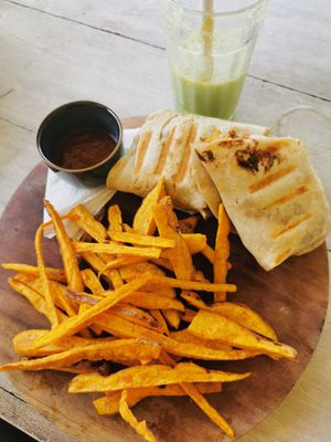 Mushroom wrap at Soul Food  in Sigiriya