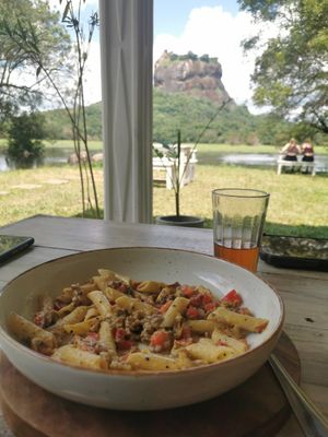 Pasta mushroom at Soul Food  in Sigiriya