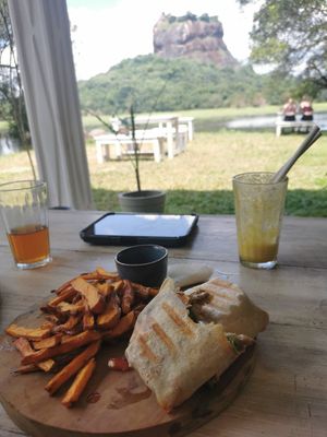 Mediterranean wrap at Soul Food  in Sigiriya