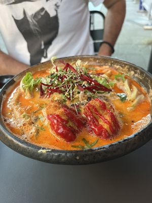Creamy laksa   at Cham  in Hamburg