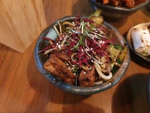 Veggies with Tofu at Cham  in Hamburg