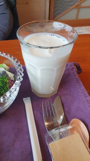 Soy lemon yogurt at  Ikuri in Kyoto