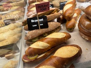 vegan sandwiches  at Bakery Bakery - Basel SBB in Basel