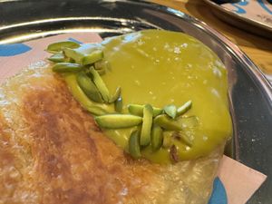 flat croissant  at Bakery Bakery - Basel SBB in Basel