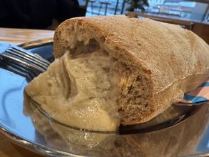 fondue baguette  at Bakery Bakery - Basel SBB in Basel