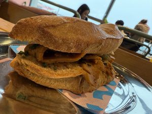 like pastrami sandwich  at Bakery Bakery - Basel SBB in Basel