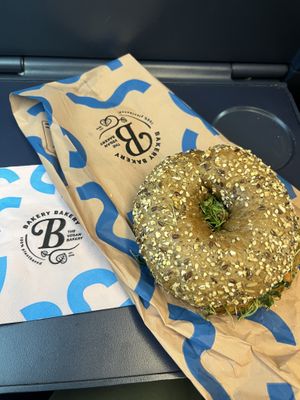 “Lox” bagel 😋   at Bakery Bakery - Basel SBB in Basel