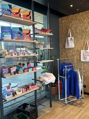 Merch store inside of the bakery   at Bakery Bakery - Basel SBB in Basel