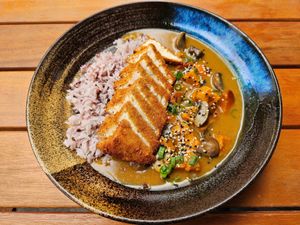 Tofu Katsu Curry at Chay Vegan Göttingen in Gottingen
