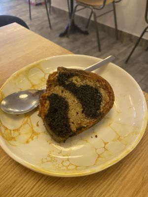 Cake (so so tasty!)  at Pequeno Café e Bistrô - Príncipe Real in Lisbon