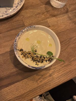 Soup  at Pequeno Café e Bistrô - Príncipe Real in Lisbon