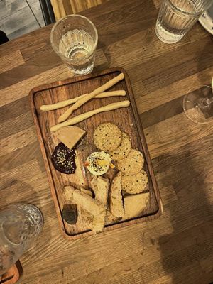 Vegan cheese board  at Pequeno Café e Bistrô - Príncipe Real in Lisbon