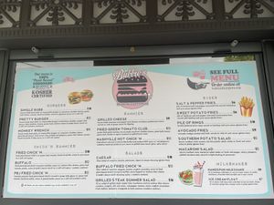 Full menu online; partial menu on display in-personn  at Bubbie's in Arlington