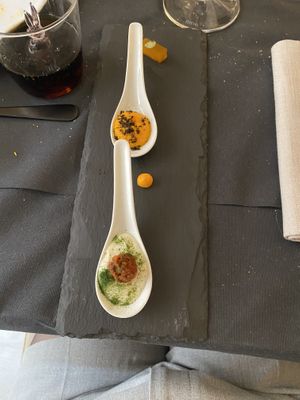 Amuse -bouche  at Osteria La Pimpinella in Bra