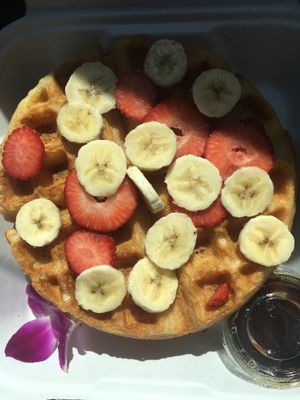Vegan waffles  at The Sanibel Sprout in Sanibel