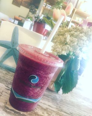 Blueberry Caravan Smoothie at The Sanibel Sprout in Sanibel