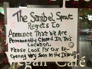 Closed at The Sanibel Sprout in Sanibel