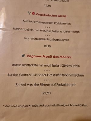Vegane Optionen at Wirtshaus Nattererboden in Innsbruck