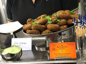 Mini Kebabs at Taj Sweets & Restaurant in Surry Hills